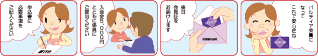入会はお電話で